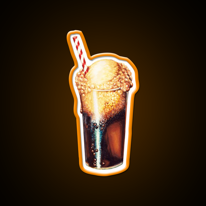 Root Beer Float Pattern Beer Bar Decor Led Neon Sign Rgb Color - LED neon sign view 6