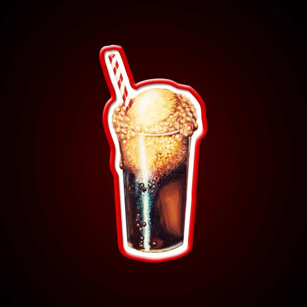 Root Beer Float Pattern Beer Bar Decor Led Neon Sign Rgb Color - LED neon sign view 10