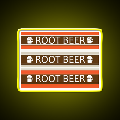 Root Beer Retro Beer Bar Decor Led Neon Sign Rgb Color - LED neon sign view 7