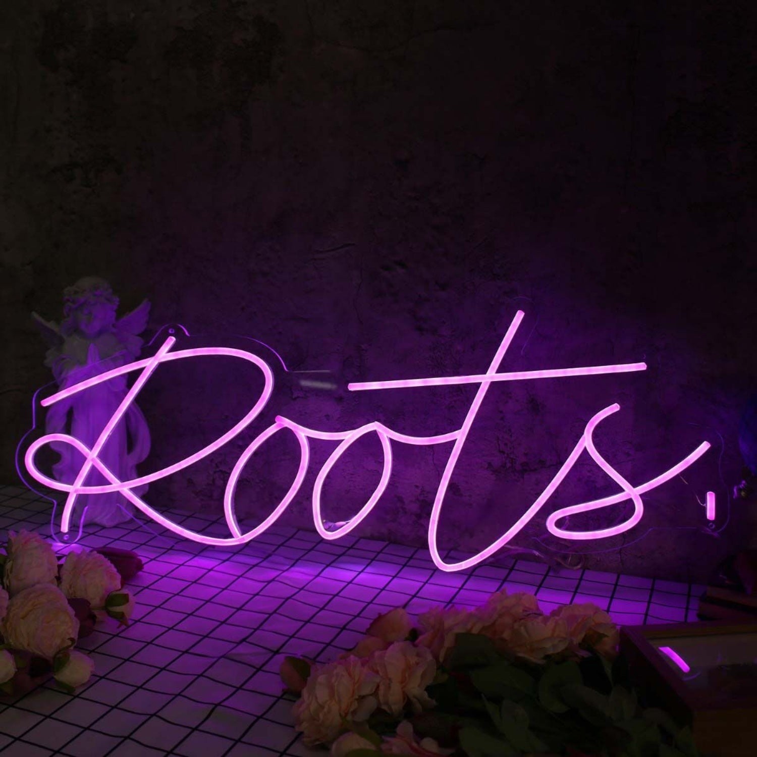 Roots Purple Led Neon Sign - Shineneon