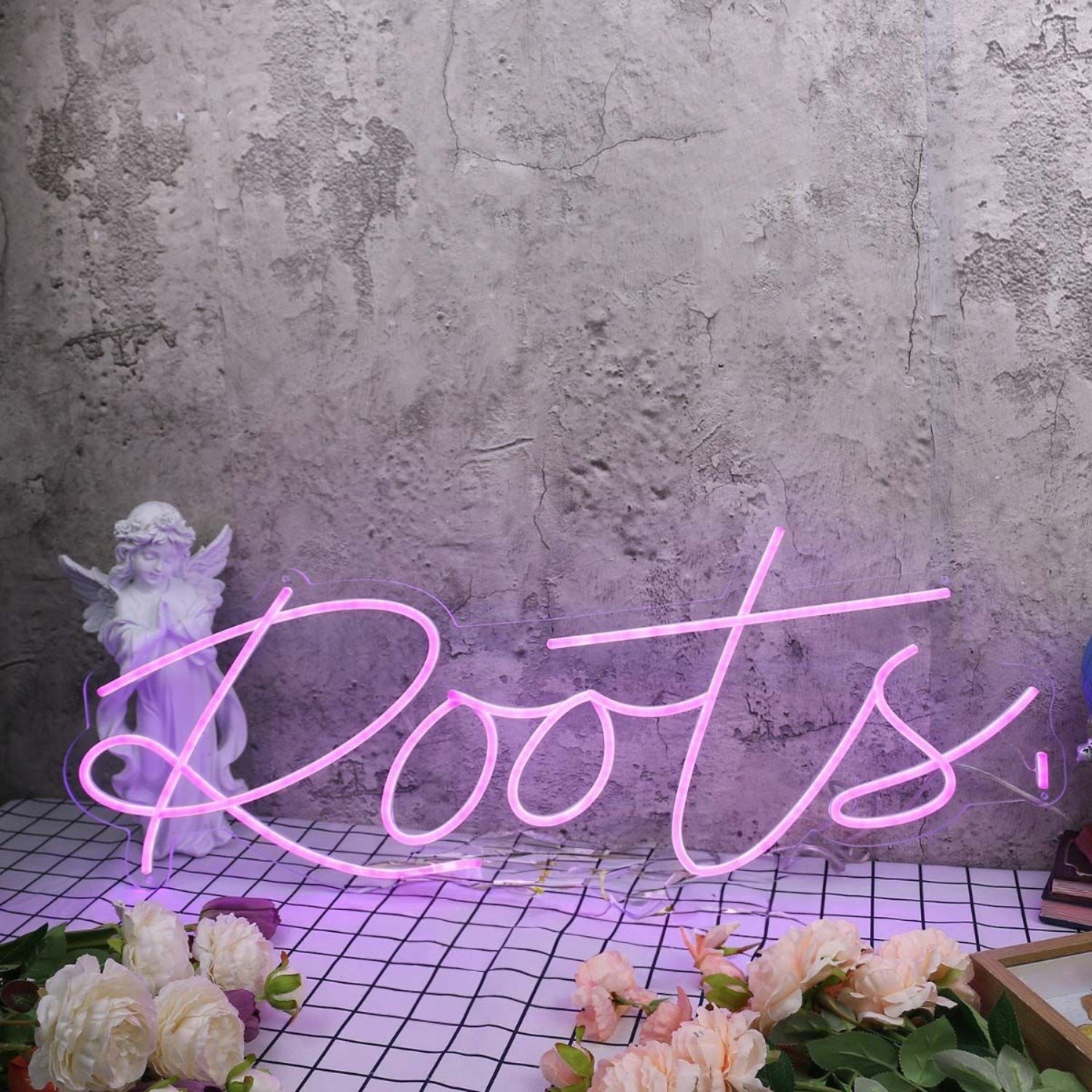 Roots Purple Led Neon Sign - Shineneon