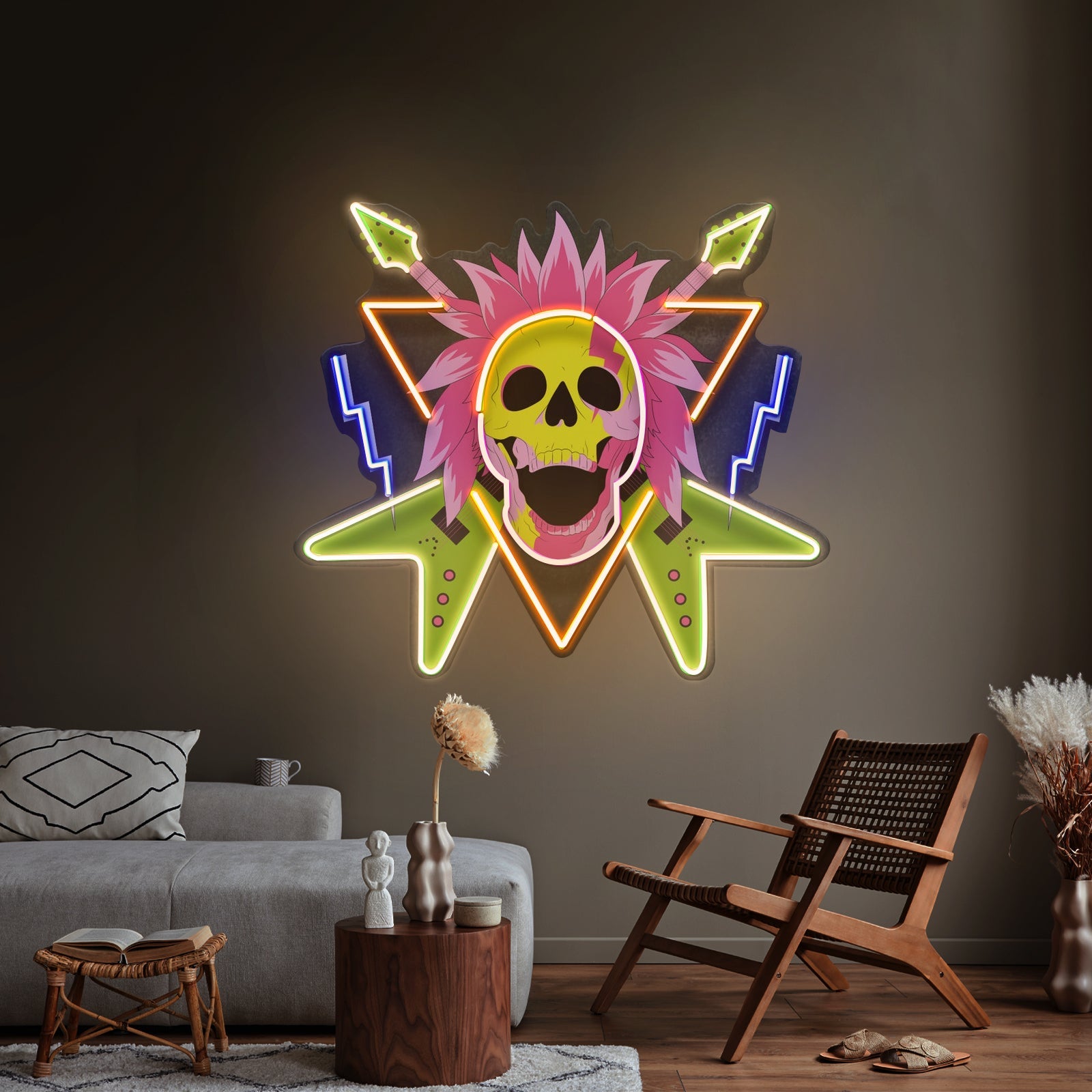 Rope And Samurai Weapons Led Neon Sign Light Custom Led Signs - Shineneon