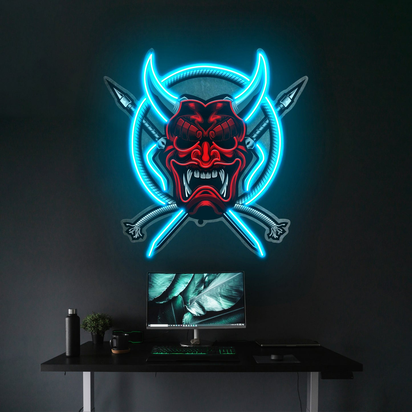 Rope And Samurai Weapons Led Neon Sign Light Custom Led Signs