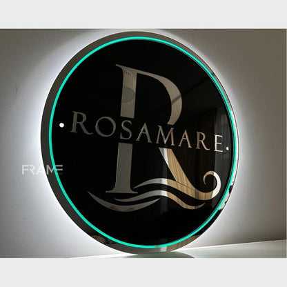 Rosamare Acrylic Business Logo Sign - Shineneon