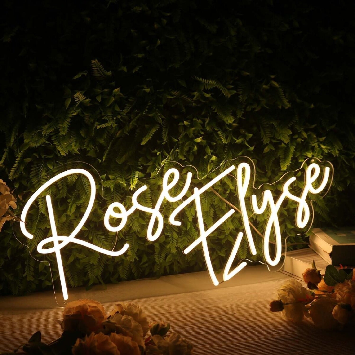 Rose Elyse Yellow Led Neon Sign - Shineneon