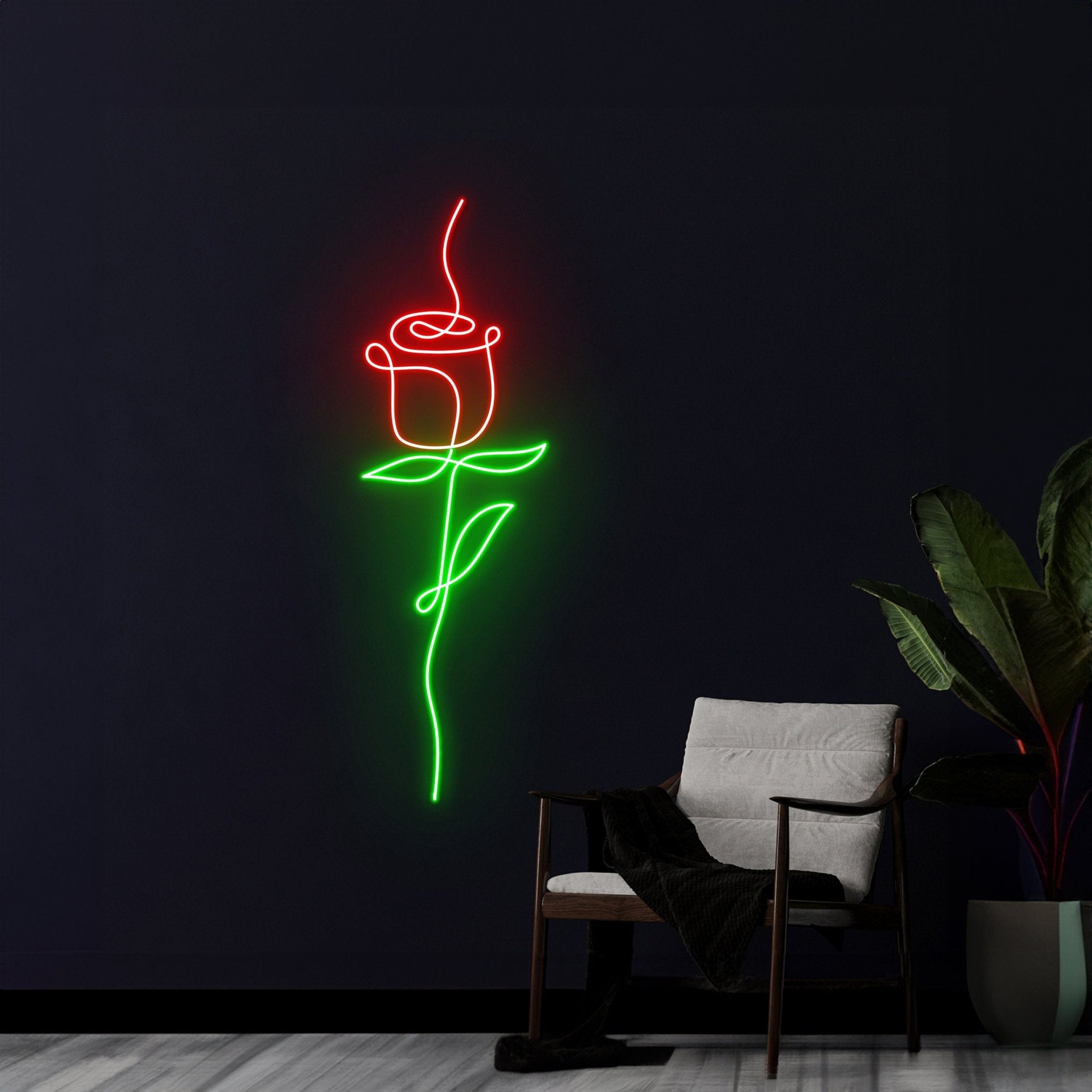 Rose Flower Led Sign - Shineneon
