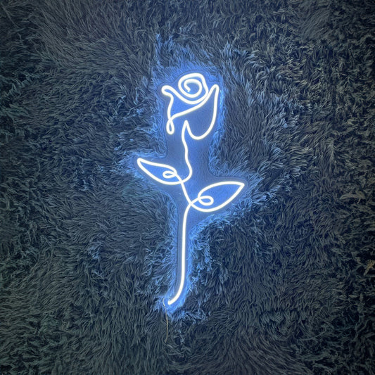 Rose Flower Neon Light Sign Led Neon Sign For Decoration