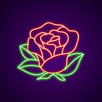 Rose Led Neon Signs Wall Art Neon Led Sign Neon Light Custom Wall | Shineneon