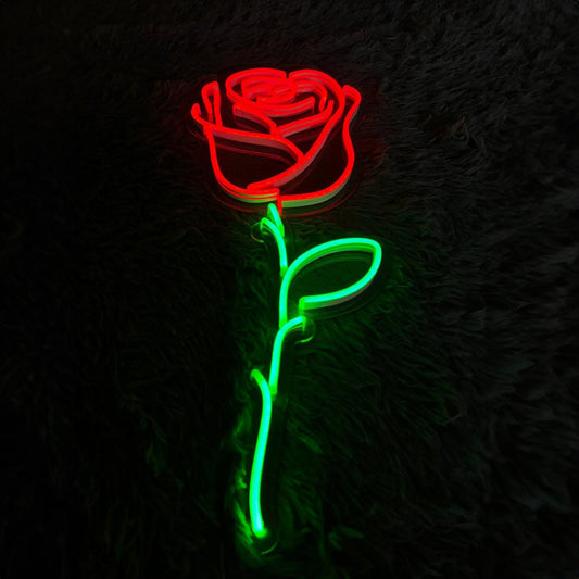 Rose Led Sign