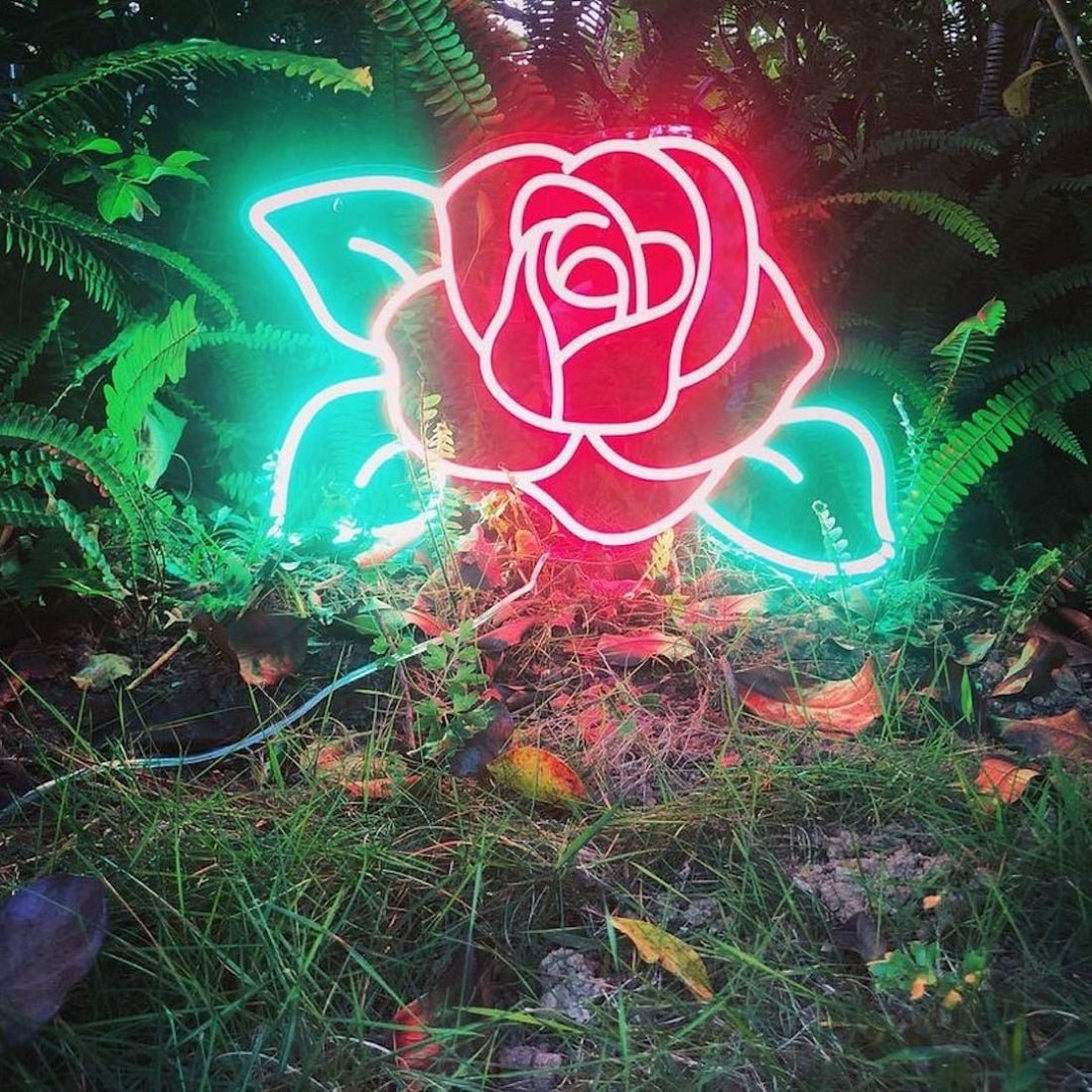 Rose Led Sign Business Neon Signs Wall Art - Shineneon