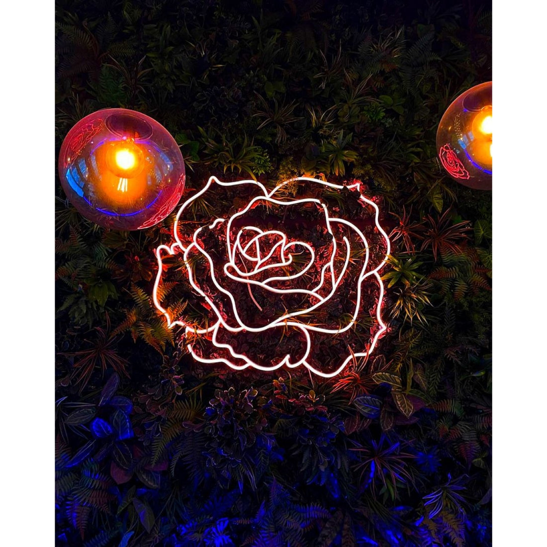 Rose Led Sign Business Neon Signs Wall Decor