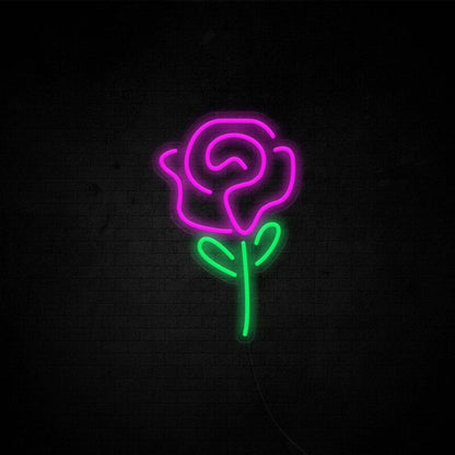 Rose Neon Sign Adds Elegance To Romantic Settings | Shineneon