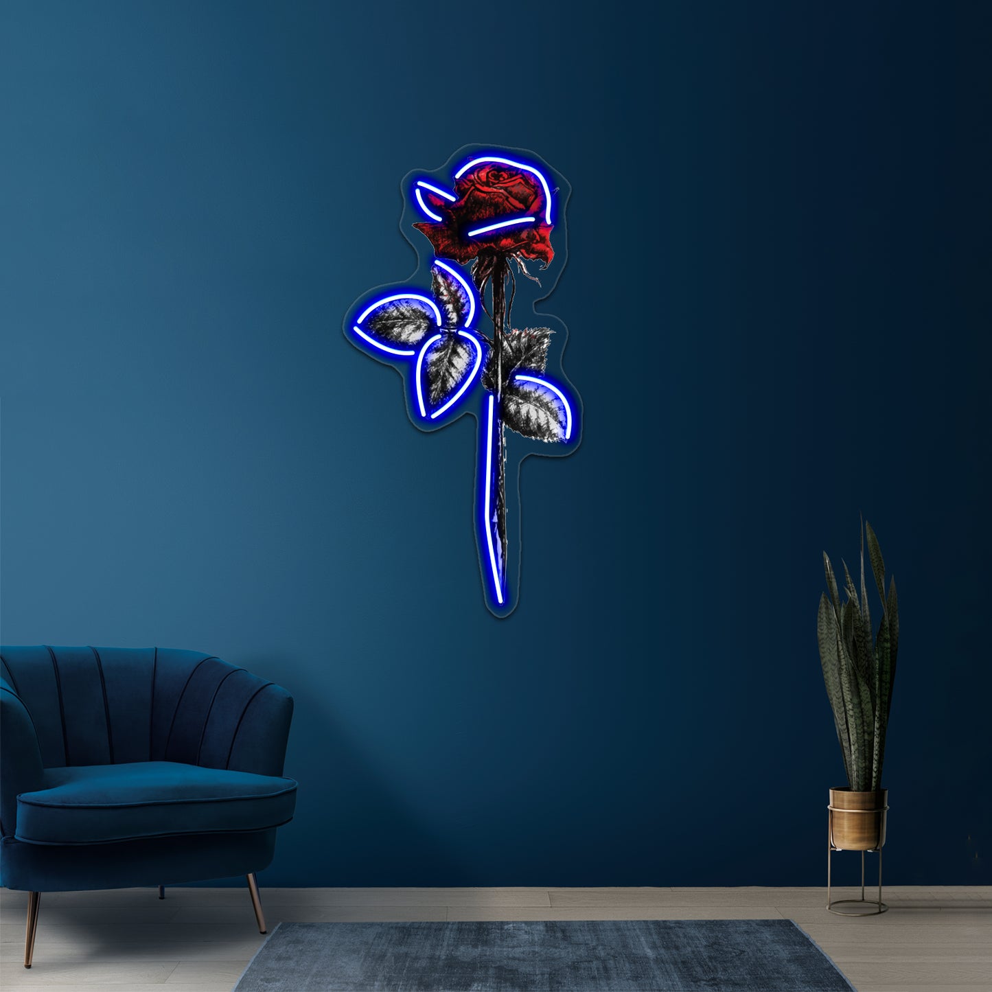 Rose Wall Artwork Neon Signs