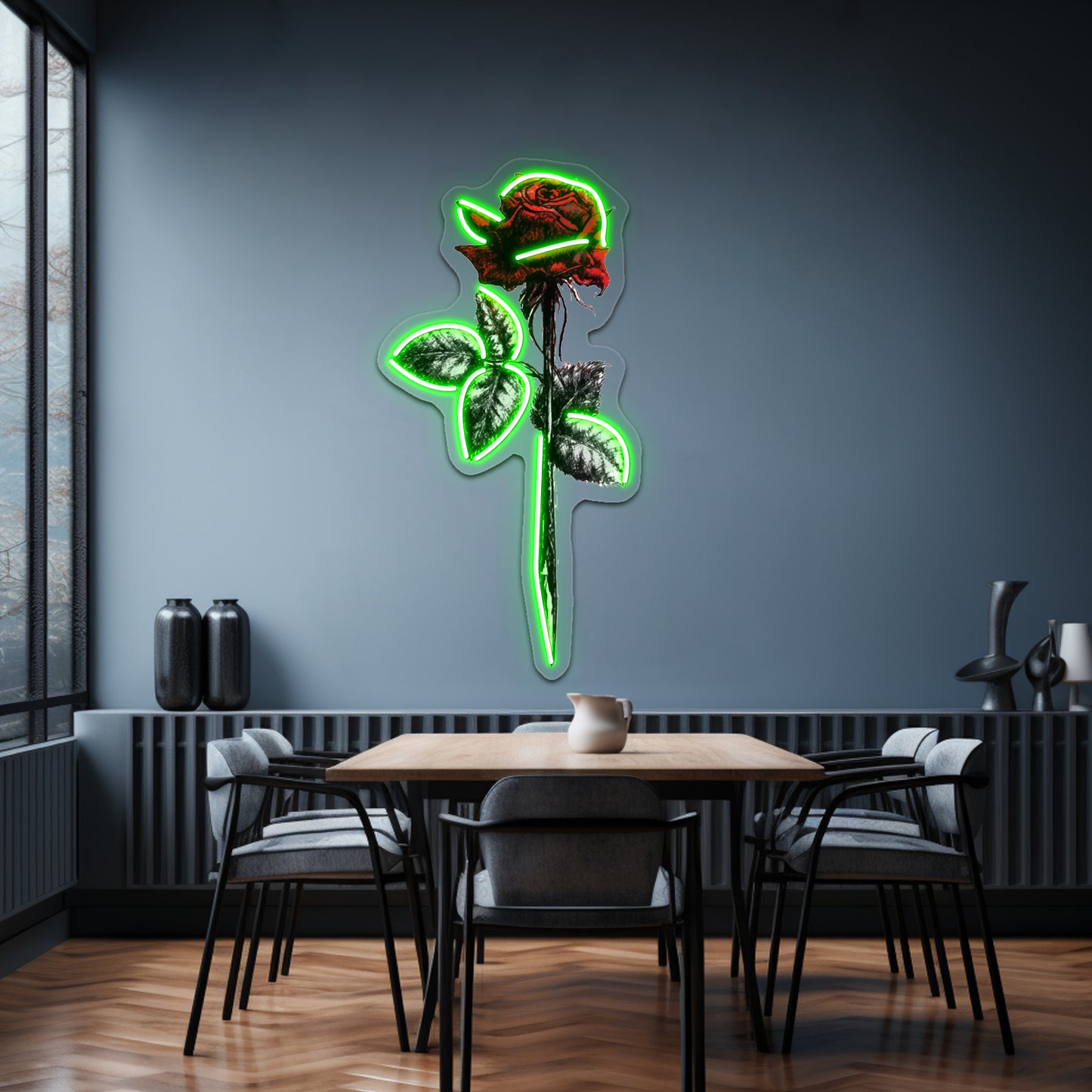 Rose Wall Artwork Neon Signs