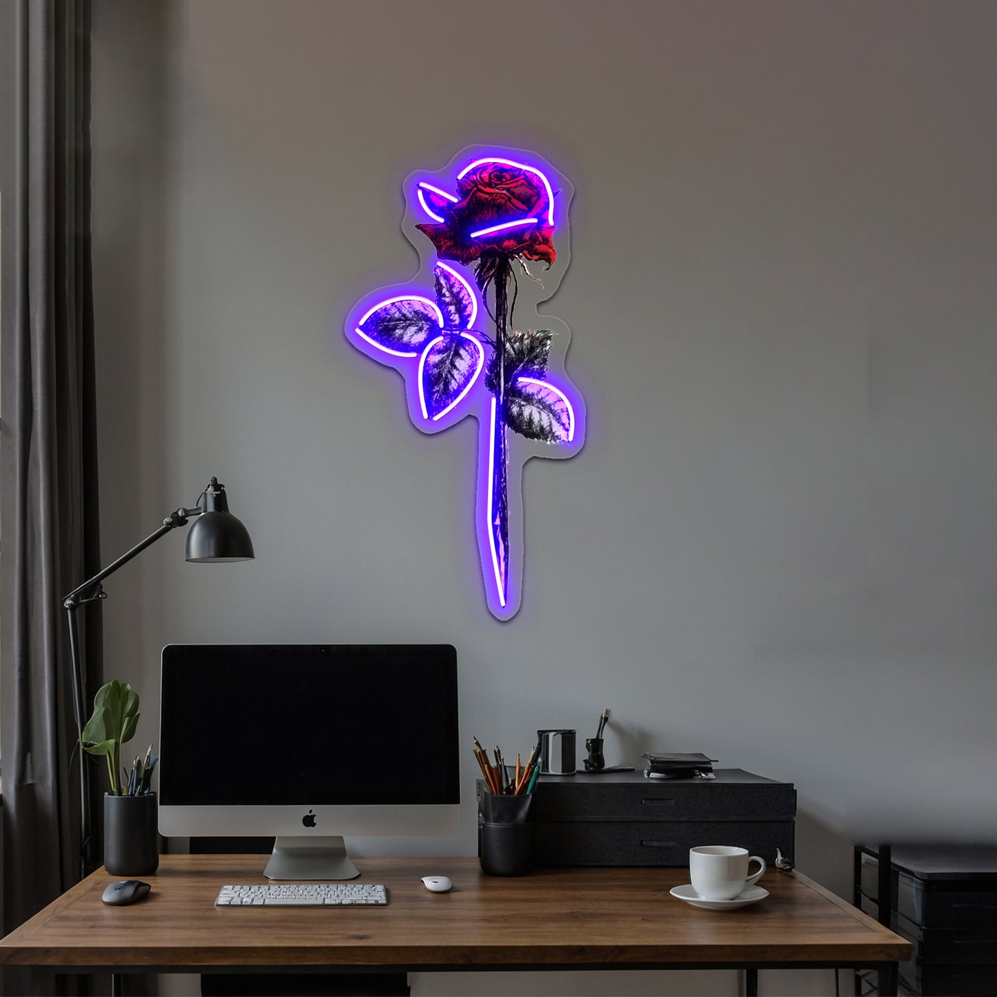 Rose Wall Artwork Neon Signs