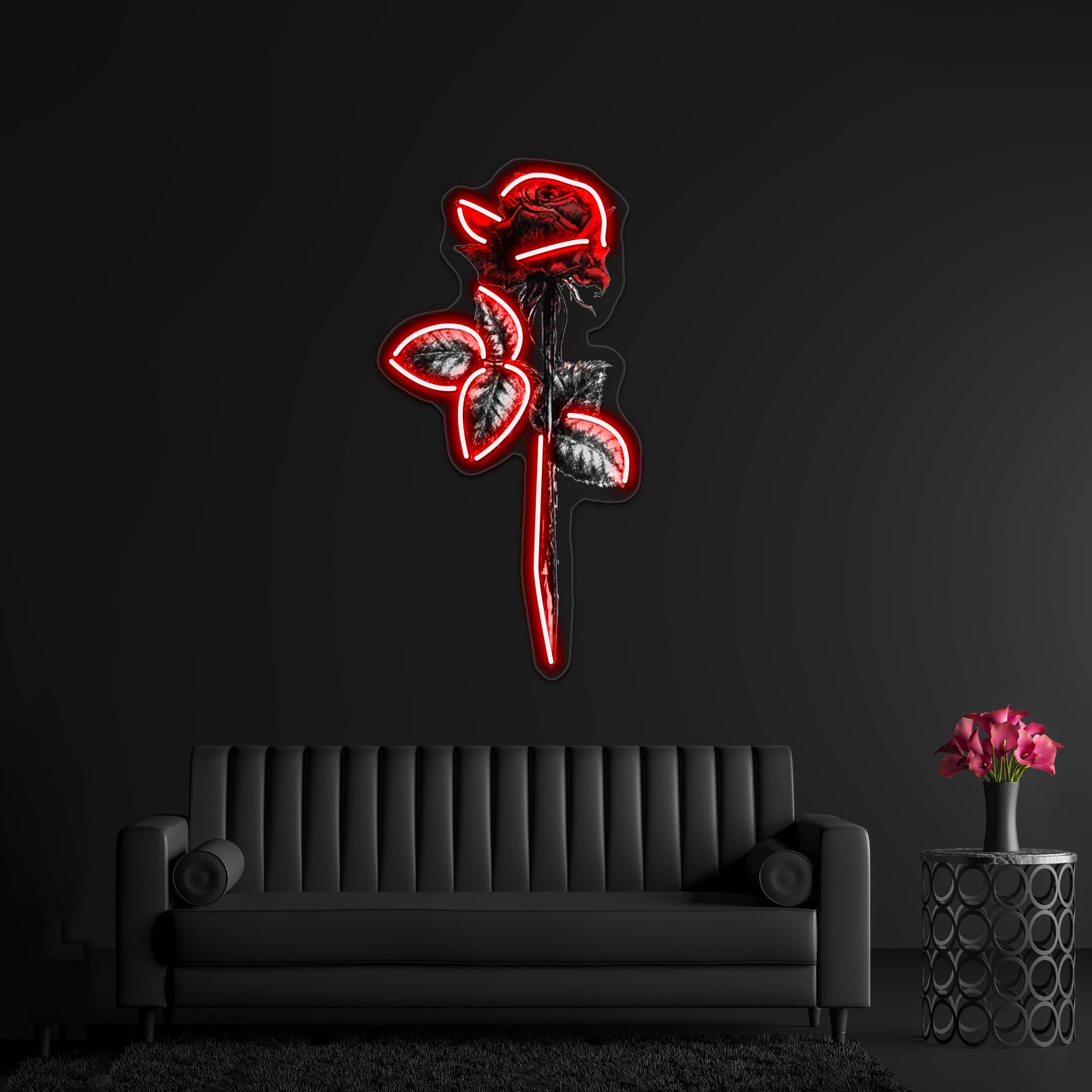 Rose Wall Artwork Neon Signs | Shineneon