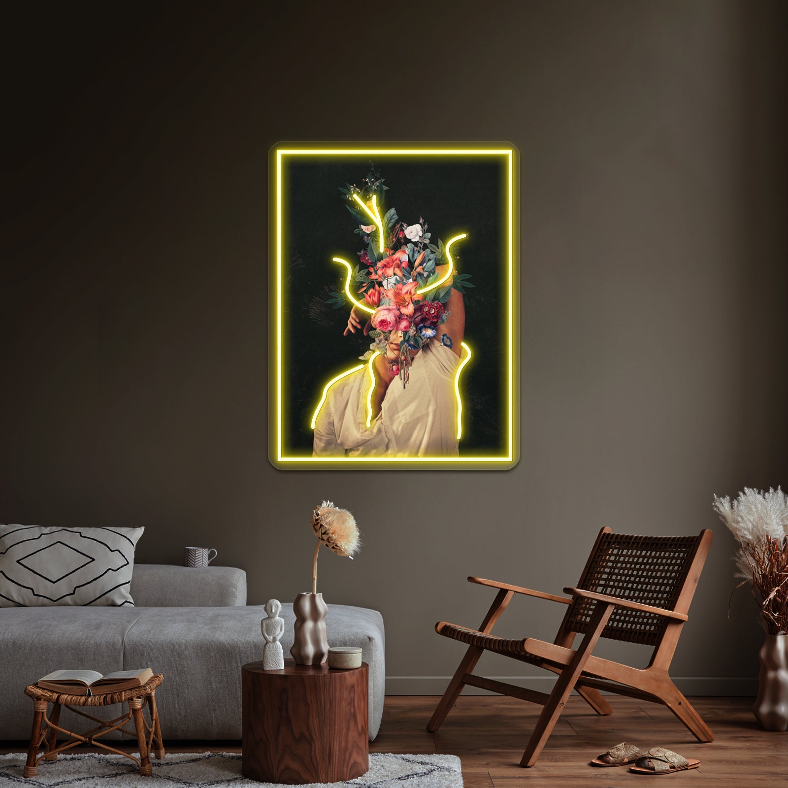 Roses Bloomed Every Time I Thought Of You Artwork Led Neon Signs | Shineneon