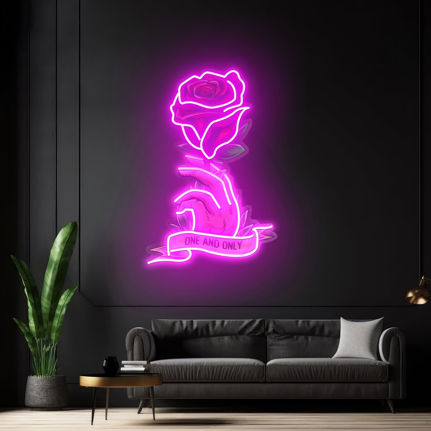 Roses Gift Led Neon Sign Light Custom Led Signs