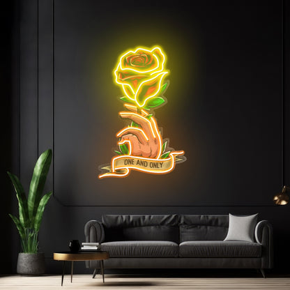 Roses Gift Led Neon Sign Light Custom Led Signs