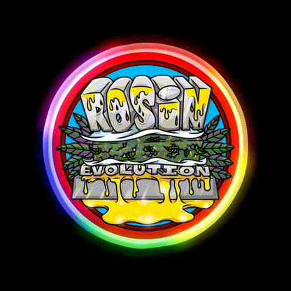 Rosin Hemp Inspired Green Leaf Led Neon Sign Rgb Color - LED neon sign close-up detail
