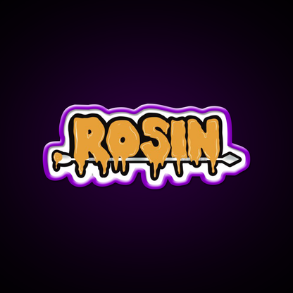 Rosin Thc Concentrates Dabs Wax Hemp Inspired Green Leaf Led Neon Sign Rgb Color - LED neon sign view 9