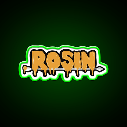 Rosin Thc Concentrates Dabs Wax Hemp Inspired Green Leaf Led Neon Sign Rgb Color - Shineneon