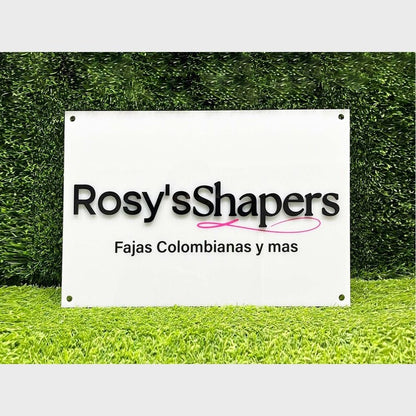 Rosys Shaper Fajas Studio Acrylic Business Logo Sign - Shineneon