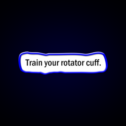 Rotator Cuff Gym Fitness Led Neon Sign Rgb Color