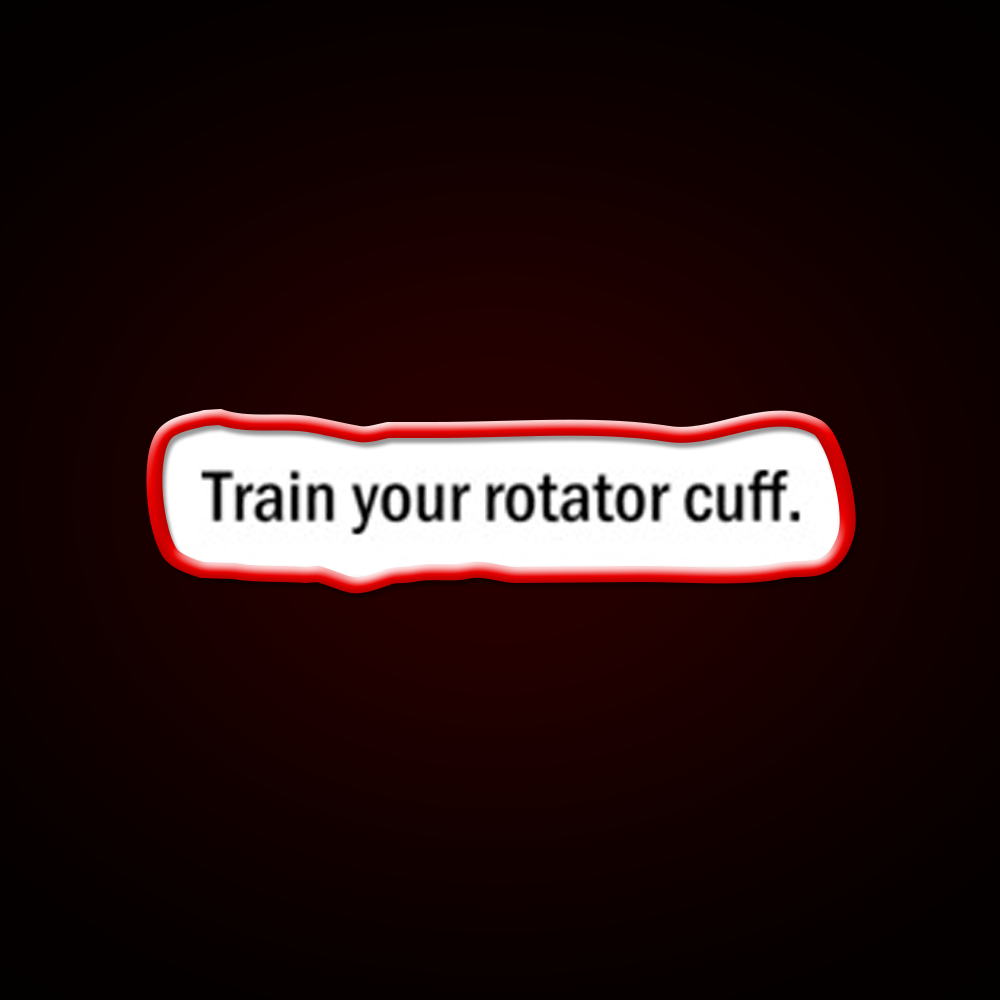 Rotator Cuff Gym Fitness Led Neon Sign Rgb Color