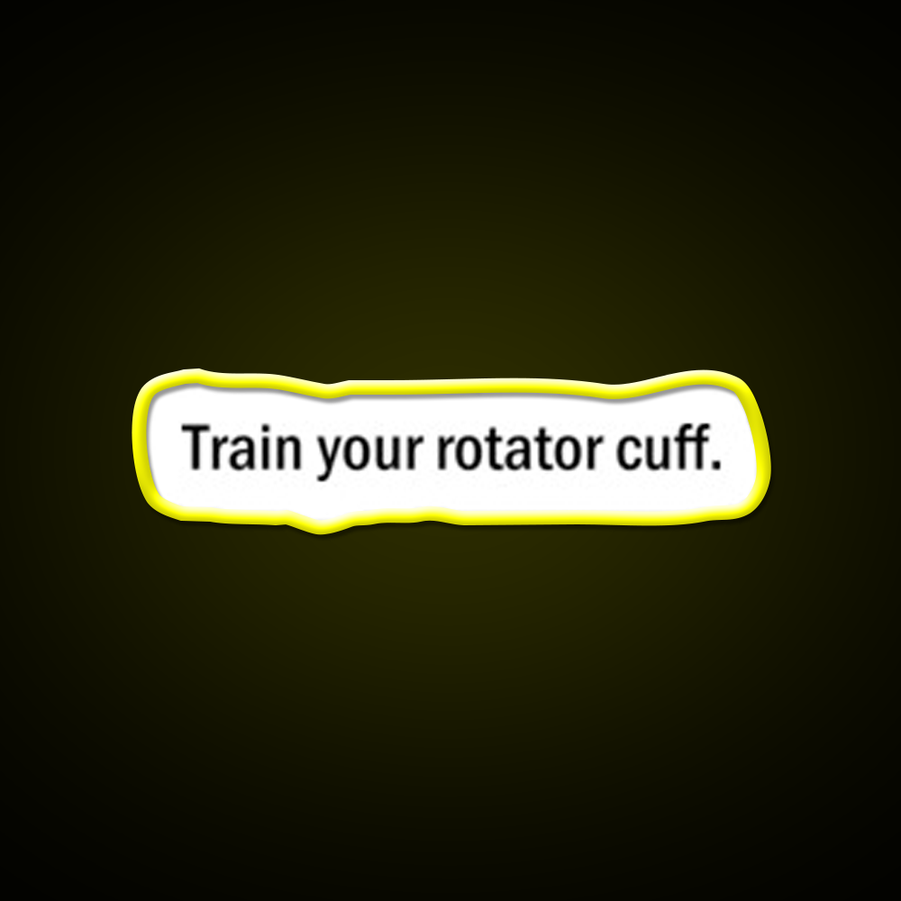 Rotator Cuff Gym Fitness Led Neon Sign Rgb Color