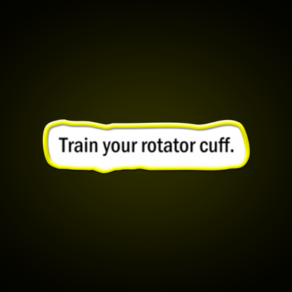 Rotator Cuff Gym Fitness Led Neon Sign Rgb Color