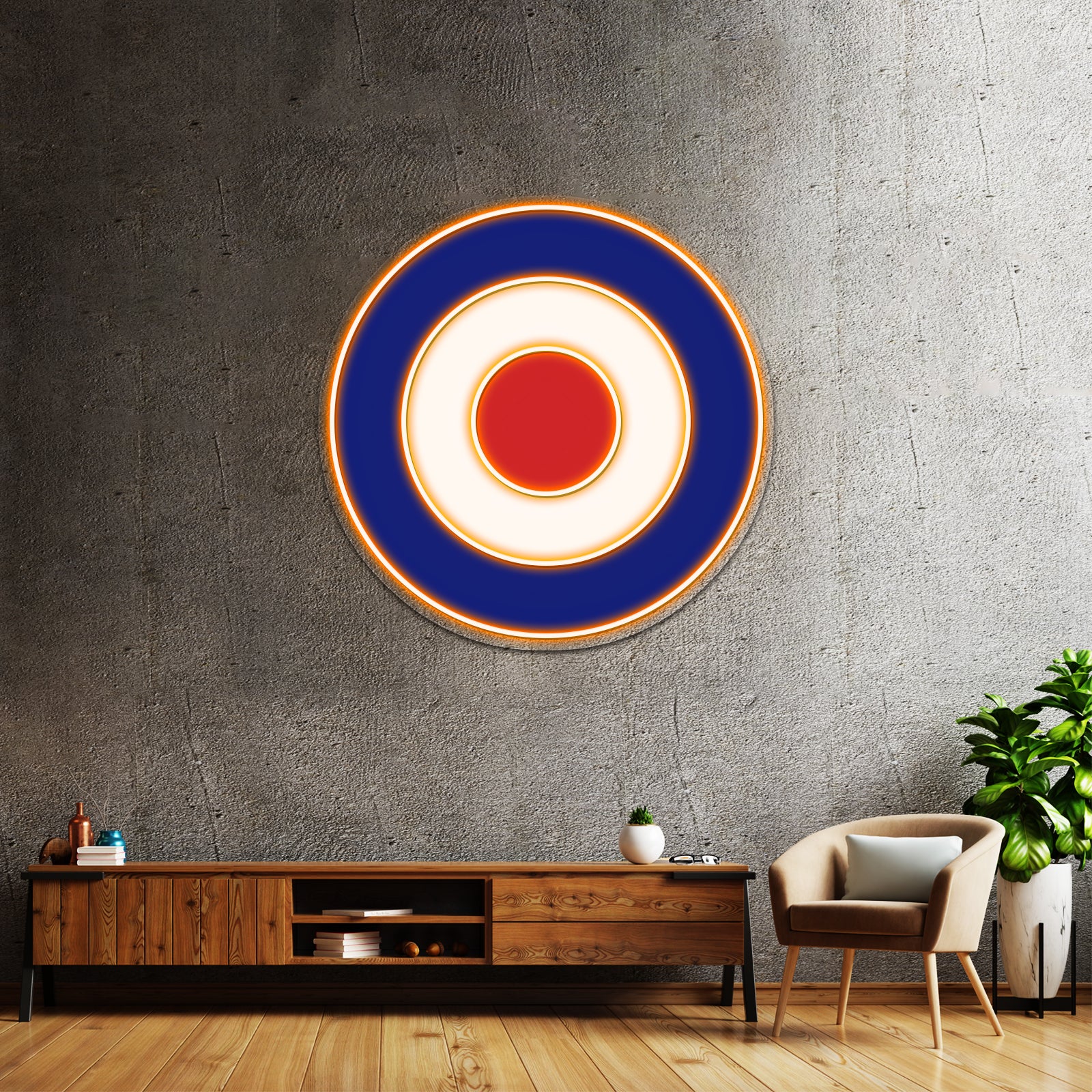 Roundel Artwork Led Neon Signs | Shineneon