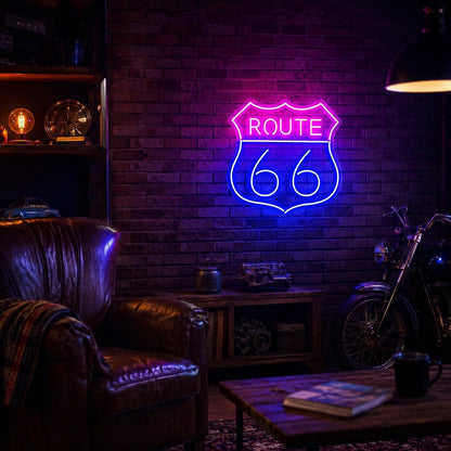 Route 66 LED Neon Sign - Shineneon