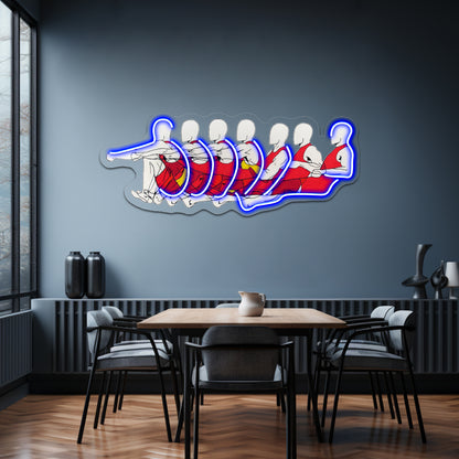 Rower Wall Artwork Neon Signs