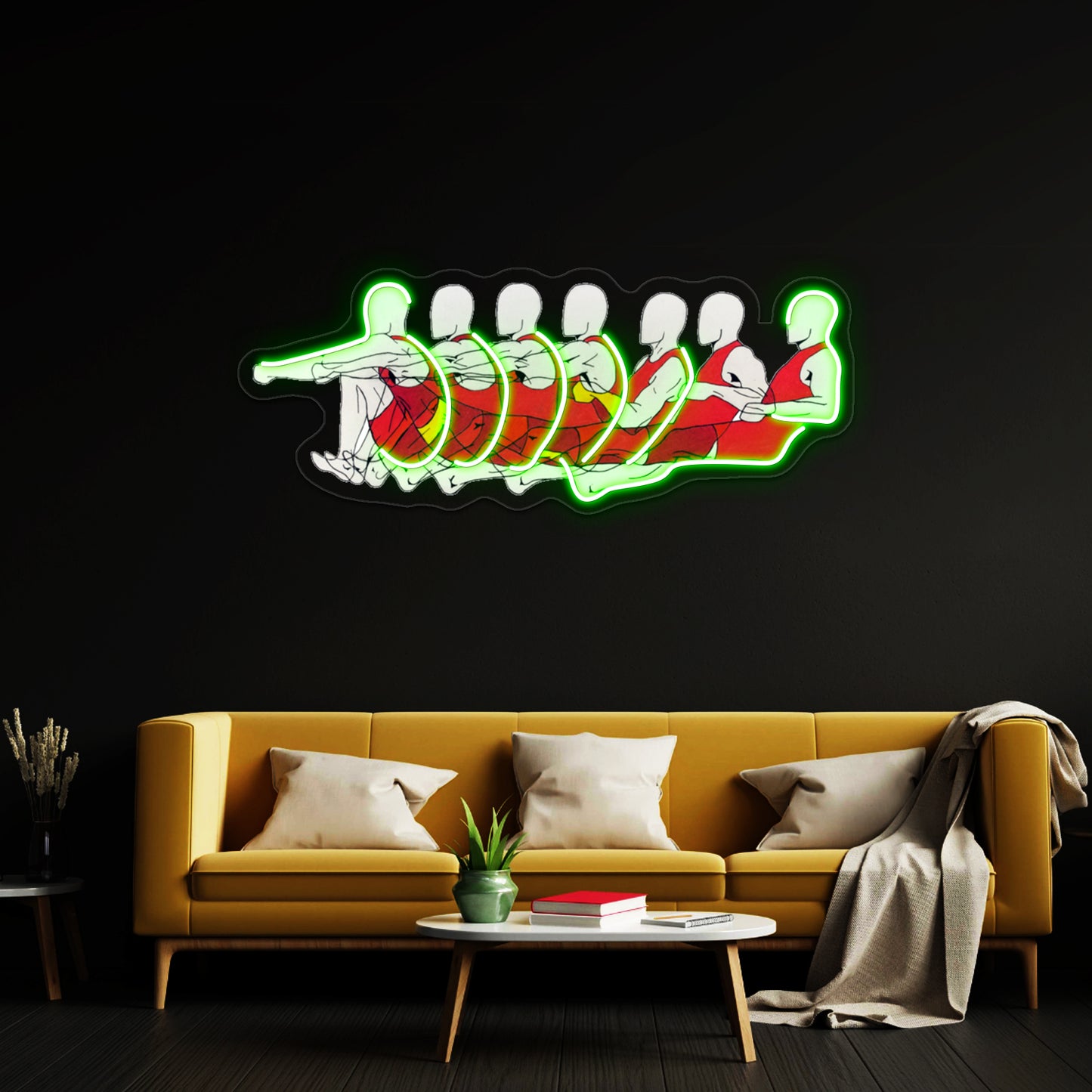 Rower Wall Artwork Neon Signs