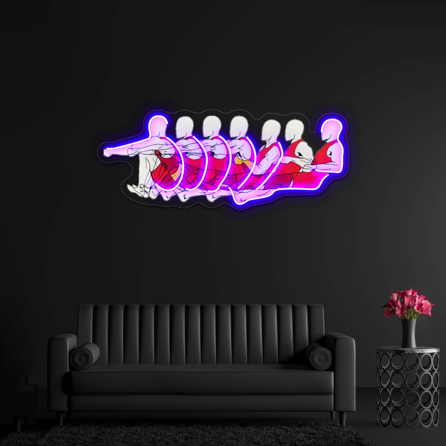 Rower Wall Artwork Neon Signs