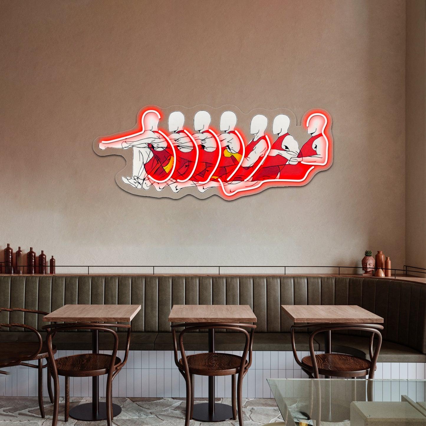 Rower Wall Artwork Neon Signs