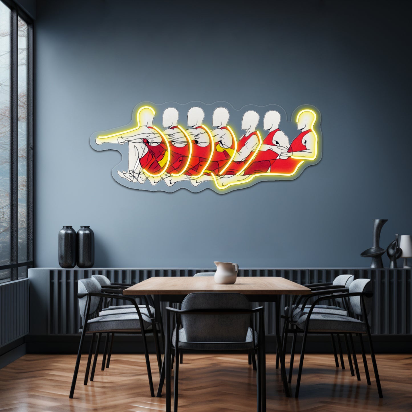 Rower Wall Artwork Neon Signs