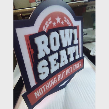 Rowi Seati 3D Backlit Channel Letters Led Light Sign - Shineneon
