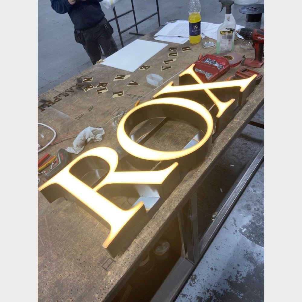 Rox 3D Frontlit Channel Letters Led Light Sign - Shineneon
