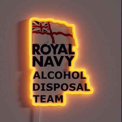 Royal Navy A D T Rgb Led Neon Sign - Shineneon