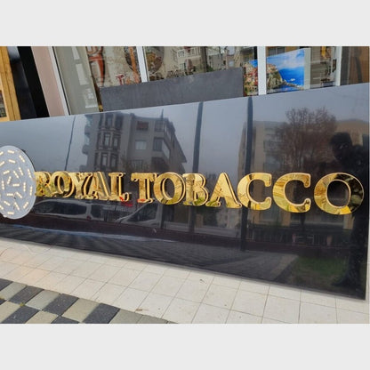 Royal Tobacco 3D Backlit Channel Letters Led Light Sign - Shineneon
