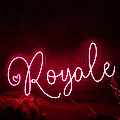 Royale Red Led Neon Sign - Shineneon