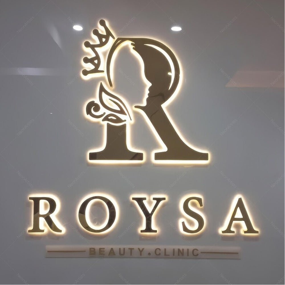 Roysa Clinic 3D Backlit Channel Letters Led Light Sign - Shineneon
