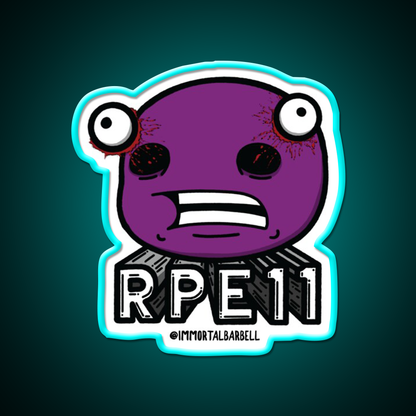 Rpe 11 Gym Fitness Led Neon Sign Rgb Color