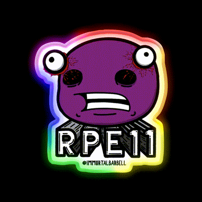 Rpe 11 Gym Fitness Led Neon Sign Rgb Color