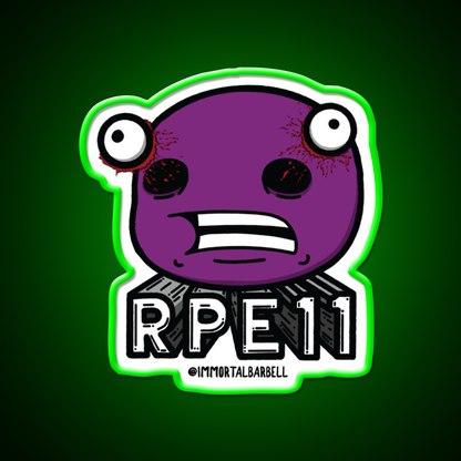 Rpe 11 Gym Fitness Led Neon Sign Rgb Color