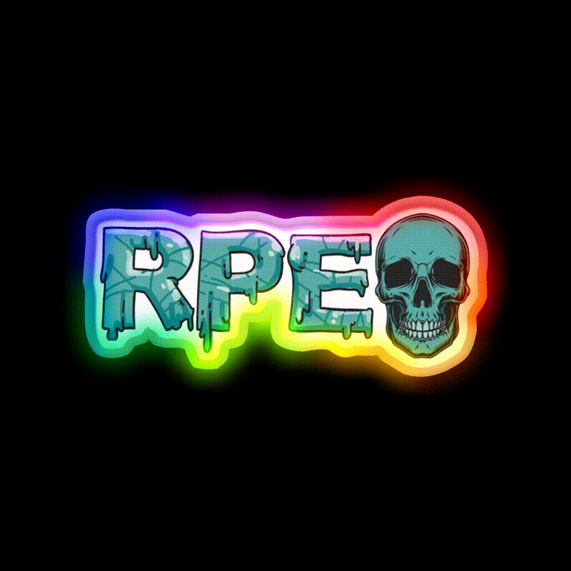 Rpe Powerlifting Squat Bench Deadlift Gym Fitness Led Neon Sign Rgb Color