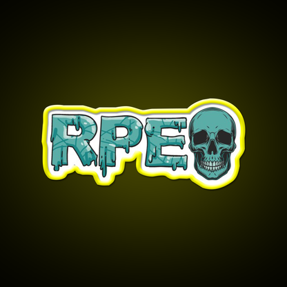 Rpe Powerlifting Squat Bench Deadlift Gym Fitness Led Neon Sign Rgb Color