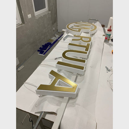 Rtuia 3D Frontlit And Backlit Channel Letter Led Light Sign - Shineneon